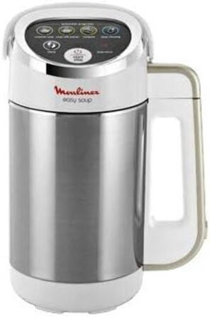Moulinex LM841110 Easy Soup Blender Heating Mixer (57894031), Plastic, Silver