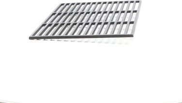 Чорний чавунний гриль-роштва для вугільного та газового гриля Wiltec, для BBQ, емальований гриль-вставка (45 x 35 см)