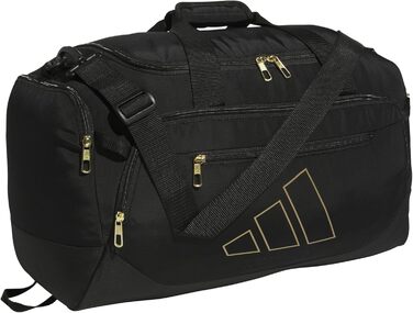 Дорожня спортивна сумка adidas Defender 5 100 л, чорна з золотом, універсальний розмір