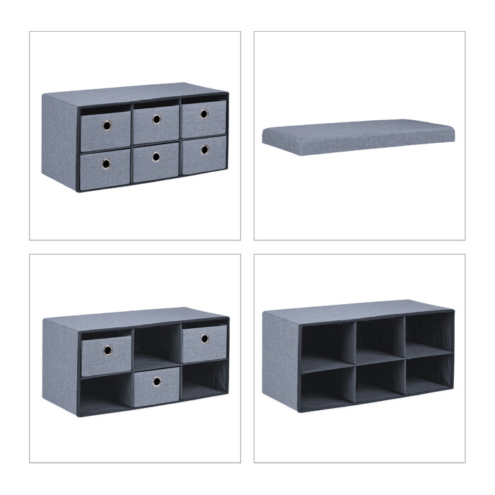 Relaxdays Storage Bench