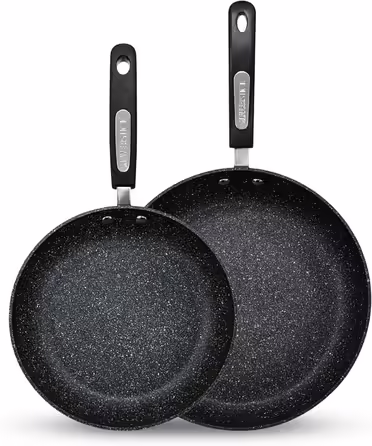 Scoville NEVERSTICK 2-Piece Fry Pan Set, 24 cm & 28 cm Fry Pans, Non-Stick Fry Pans, Fast Heat Conduction, Suitable for All Cooktops Including Induction, PFOA-Free
