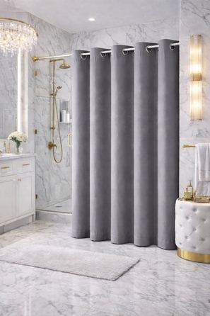 Текстильна штора для ванни NOW-ART, 150 x 260 см