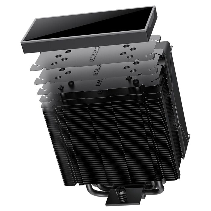 Кулер CPU GAMEMAX SIGMA 550 Infinity (білий) для Intel LGA1851/1700, AMD AM5/AM4, 220W TDP, 5 Heatpipes, 120mm ARGB PWM