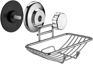 Тримач для мила з присосками SANNO, нержавіюча сталь, для ванної кімнати та кухні