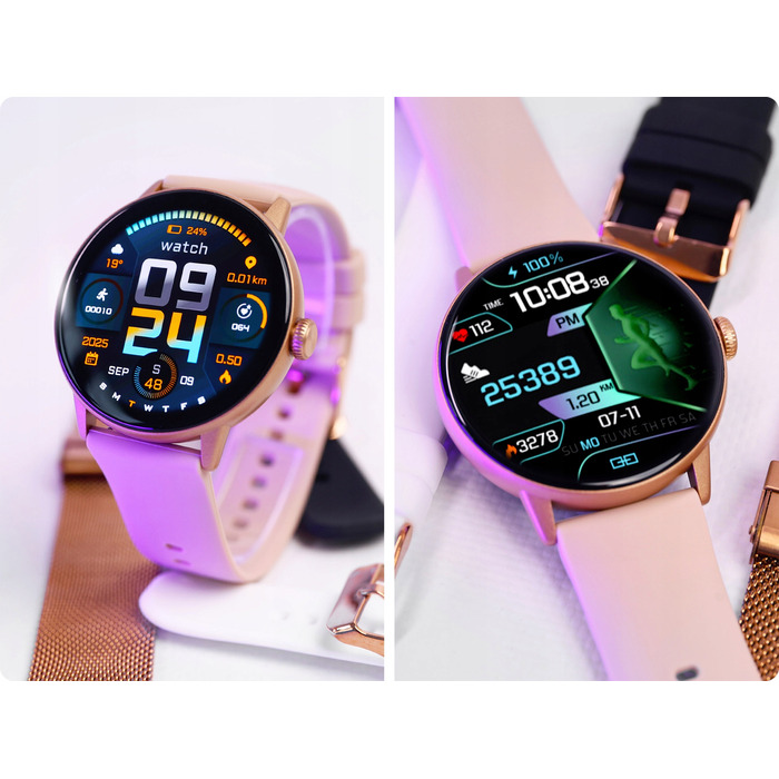 Смарт-годинник JG Smart M5 ROYAL AI для жінок, золотистий