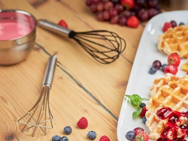 Венчик кухонний RÖSLE Silikon, нержавіюча сталь 18/10, 27 см. Термостійкий до 220°C, для миття в посудомийній машині