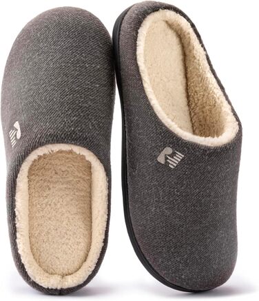 Чоловічі домашні тапочки RockDove з підкладкою Sherpa та піною з пам'яті