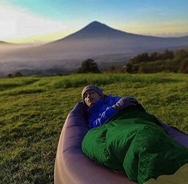 Спальний мішок для кемпінгу, 0°C, легкий, водонепроникний, для дорослих та дітей, -10°C, для подорожей та походів