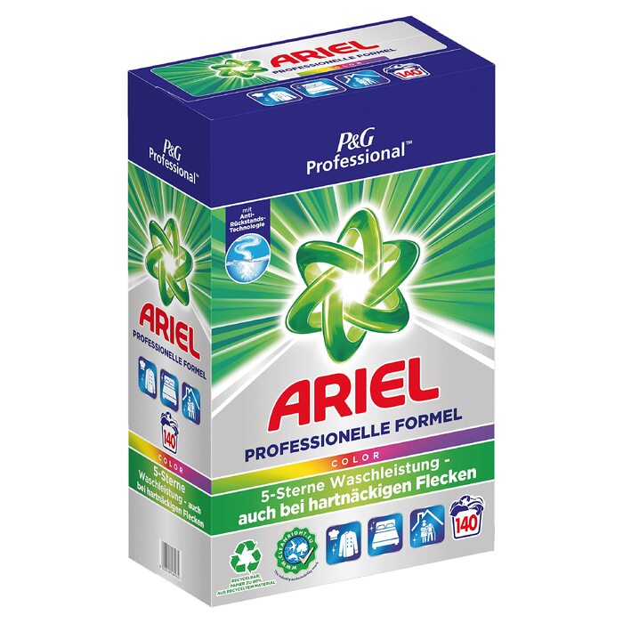 Пральний порошок Ariel Professional Color для кольорових речей, 9.1 кг, 140 циклів прання