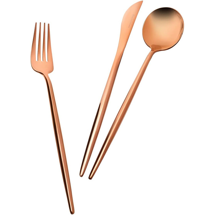 Karaca Jupiter 60-Piece Cutlery Set for 12 People, 18/10 Stainless Steel Cutlery Set, Dishwasher Safe, Perfect for Everyday Use, Premium Quality