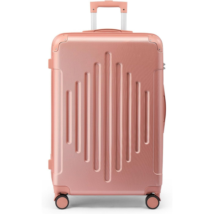 Набір валіз LALAHO Zwillingsrollen: M, L, XL (рожеве золото, 65 см)
