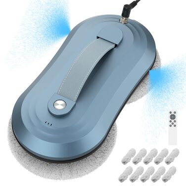 Робот для миття вікон Fensterputzroboter 5600Pa з розпилювачем води, електричний робот-мийник вікон для рамних та безрамних вікон