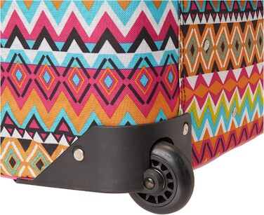 Набір валіз Rockland Escape Softside, 4 шт. (14/19/24/28 дюймів), племінний стиль