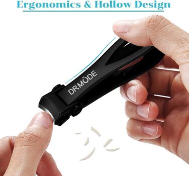 Набір для стрижки нігтів для літніх людей DRMODE з широким захватом, професійний, з нержавіючої сталі, для товстих нігтів