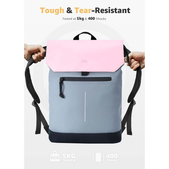 Стильний рюкзак для жінок та чоловіків з відділенням для ноутбука 15,6