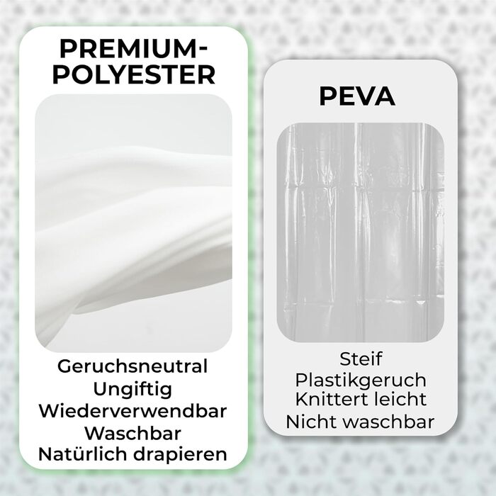 Шторка для душу 180x180 см | Шторка для ванни з антигрибковим покриттям | Сірий геометричний дизайн | Шторка для ванни/душової кабіни