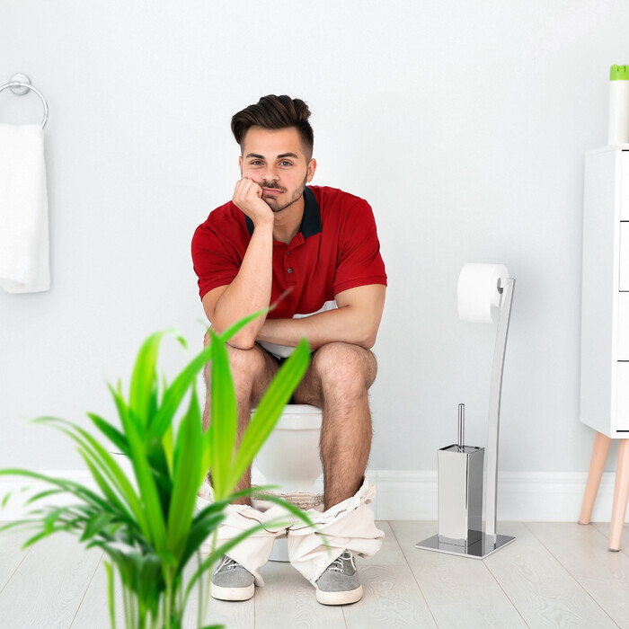 Комплект туалету Relaxdays WIMEDO з нержавіючої сталі