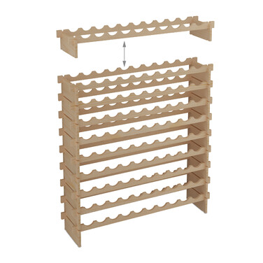 Relaxdays Expandable Wine Rack for Bottles
