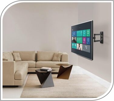 Настінне кріплення для телевізора PureMounts FM12-200 58-107 см (23-42 дюйми), VESA 200x200, чорне