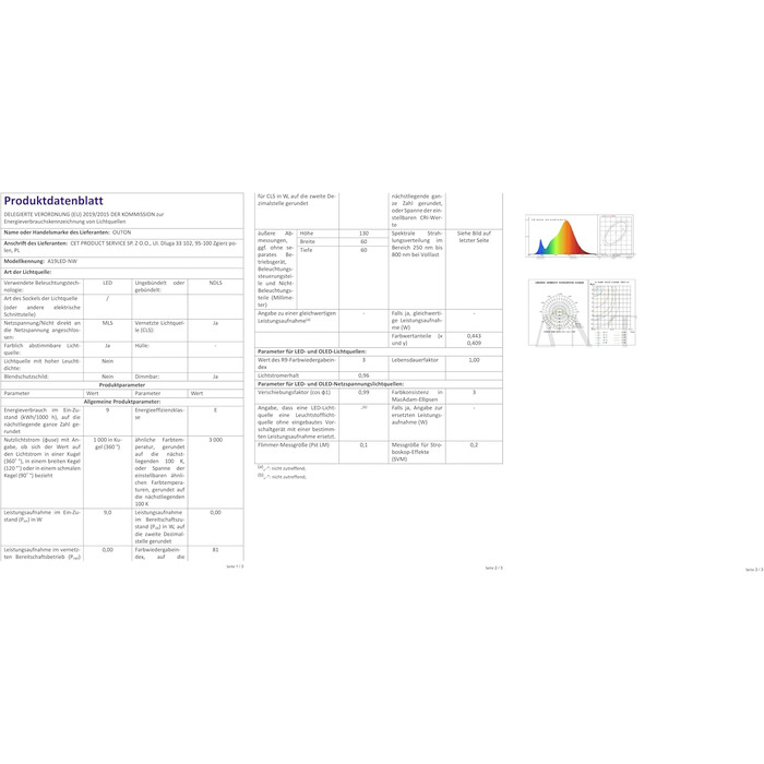 LED торшер Outon з трьома ніжками, регульоване освітлення, полиця, пульт, 4 режими кольору, таймер, 2 плафона, для вітальні/спальні (дерев'яний)