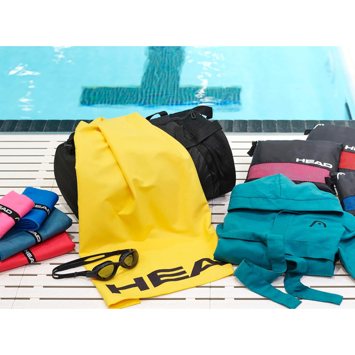 Рушник для дому Osama Home Head Active з гумкою, комплект мікрофібрових рушників. М'який, легкий, швидковисихаючий фітнес-рушник, вбираючий рушник для душу, компактні рушники для подорожей (70x140 см, Червоний Лава)