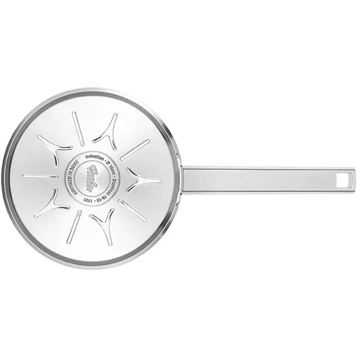 Каструля Fissler Original-Profi Collection з нержавіючої сталі, 1,4 л, 16 см, з металевою кришкою та внутрішньою шкалою для молока, підходить для індукції