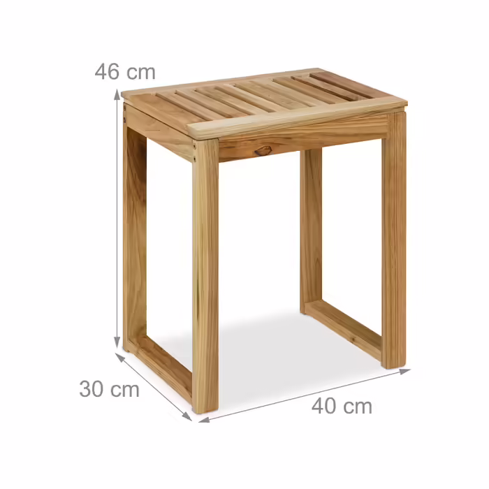 Relaxdays Wooden Stool