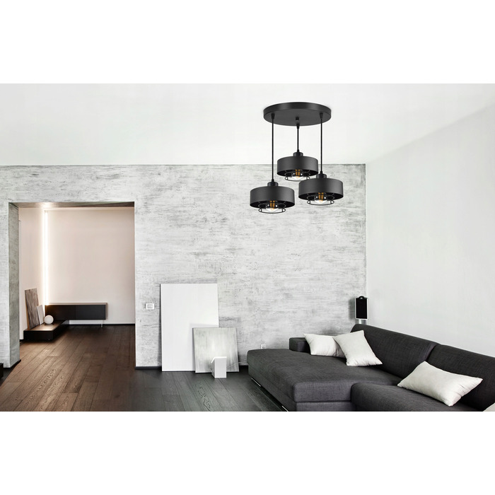 Підвісна люстра Luxolar 754 на 3 цоколі E27