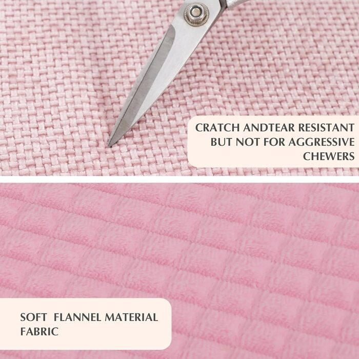 Килимок для собак Vejaoo XZ016: м'який, миючий, рожевий, 100 x 80 x 4 см