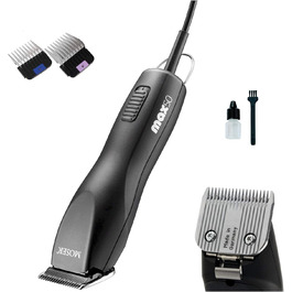 Професійна машинка для стрижки волосся Wahl Max 50+ Moser Rotschopf24 Edition з 2 металевими насадками та сумкою Rotschopf24. Краща за Moser Max 45+50!