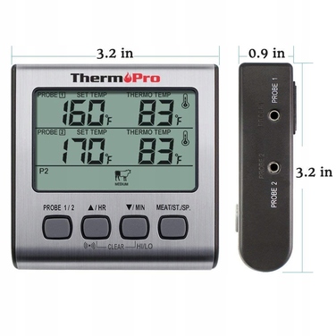 Електронний термометр із щупом ThermoPro, 1-300 °C