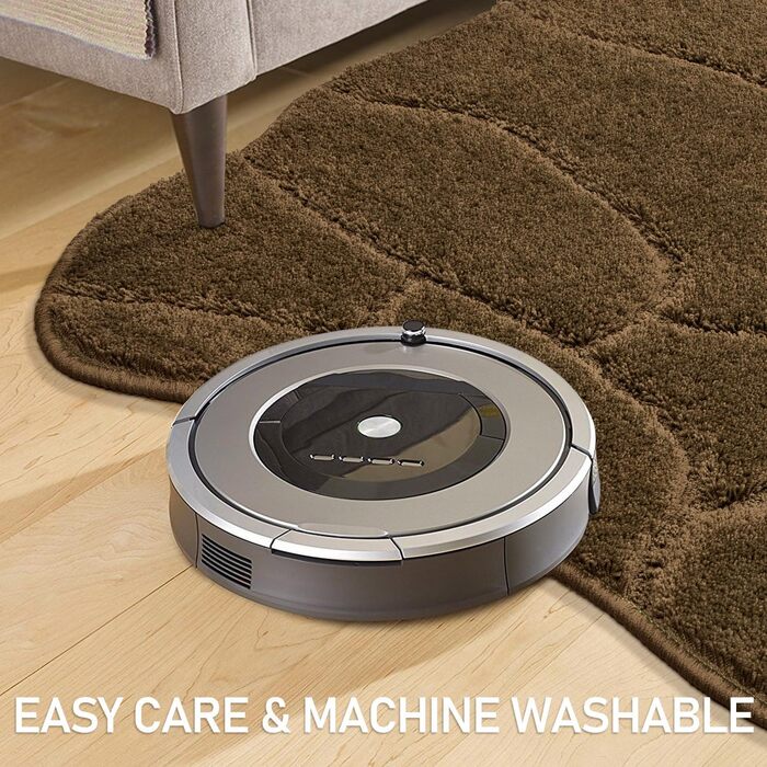 Килимок для дому 50x80 см, антиковзаючий, миючий, для входу, саду, тераси (коричневий)