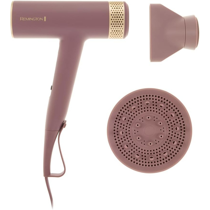 Фен для волосся Remington AIRvive EC8930 з безщітковим цифровим двигуном, іонізацією та анти-фриз технологією, 12 режимів, дифузор та насадка для стайлінгу