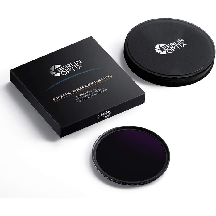 Фільтр ND1000 Berlin Optix Premium 40.5mm для фотографії пейзажів та архітектури