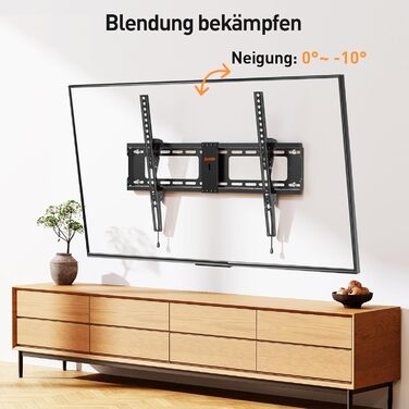 Кронштейн для телевізора ELIVED похилий настінний для LED, LCD, OLED, Plasma 37-82