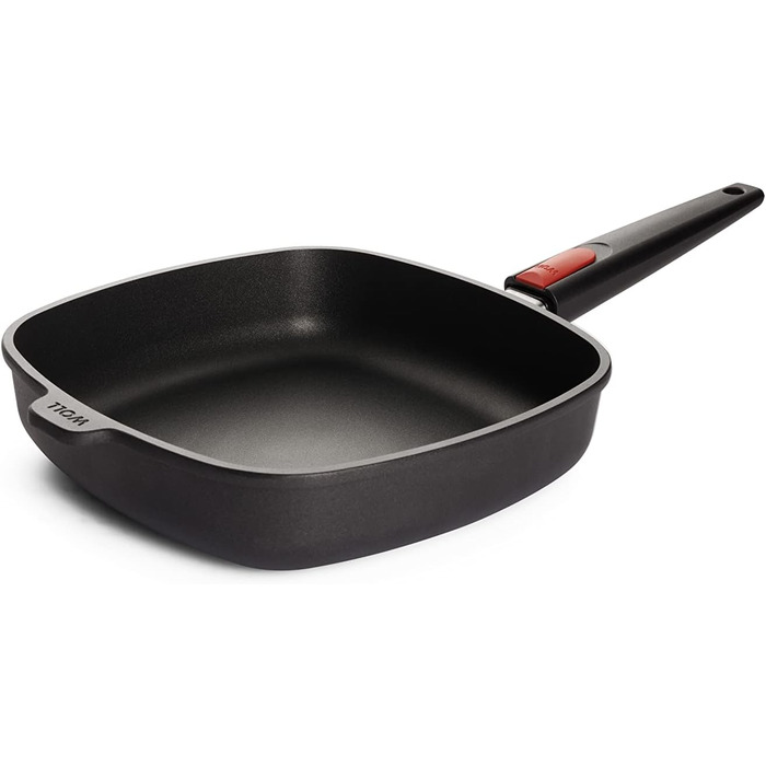 Woll Nowo Titanium Square Pan, with detachable handle - not induction-compatible, non-stick coating (26 cm)