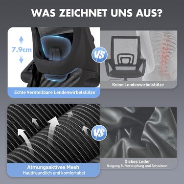 Коламі - ергономічне крісло для офісу з сітчастою спинкою, регульованою підголівником та поперековою підтримкою, підйомними підлокітниками, функцією гойдання та фіксації положення, регульоване по висоті, поворотне, чорне, універсальний розмір