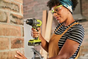 RYOBI 18V ONE+ акумуляторний дриль-шуруповерт R18DD3-0 (50Nm, 2 швидкості, патрон 13 мм, LED-підсвічування, без акумулятора та зарядного пристрою)