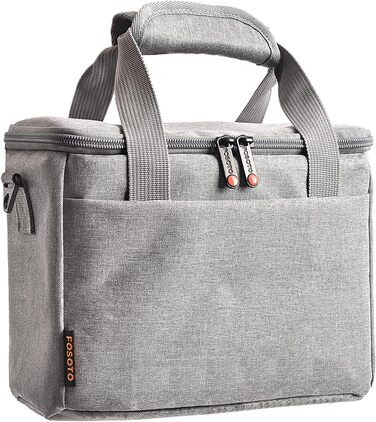 Сумка для камери FOSOTO DSLR-K101 сіра, для фотоапаратів та аксесуарів, з дощовиком, сумісна з Nikon, Canon, Sony