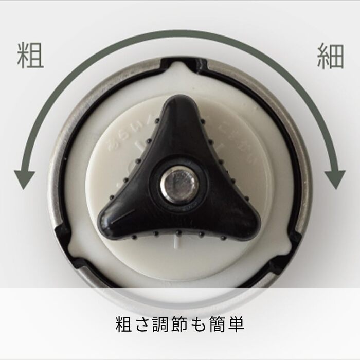 Кавомолка Hario V60 O-VMM-1-HSV з металу, 17 г, срібна, Made in Japan