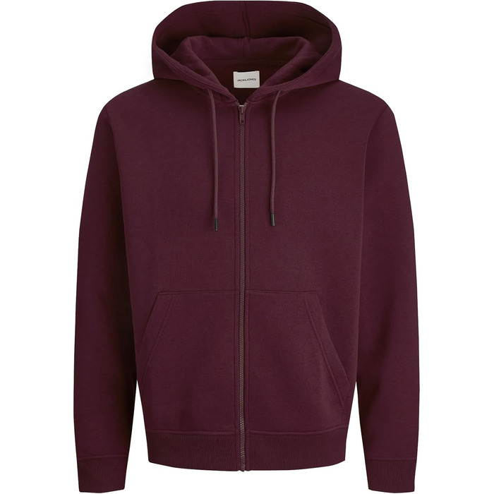 Куртка Jack & Jones Plus Size з капюшоном, великі розміри 6XL, однотонна (M, Port Royale)