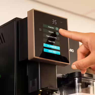 Cecotec Fully Automatic Coffee Machine Cremmaet Compactccino Black Rose, 19 Bar, Milk Container, Thermoblock System, 5 Grinding Levels, 150g Coffee Bean Hopper Black, Rose Compactccino