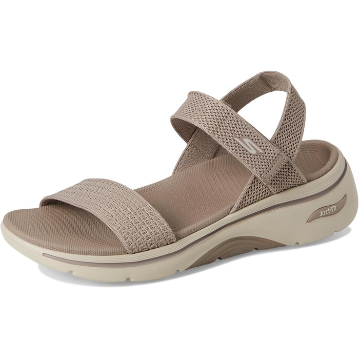 Сандалі Skechers Go Walk Arch Fit 2.0 Annie – бежеві текстильні жіночі, 38 EU