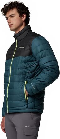 Чоловіча безрукавна куртка Columbia Powder Lite™ II Vet Daunenjacke, колір Tone Green, розмір M, Everblue, Hai