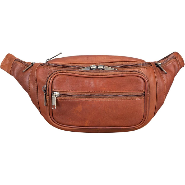STILORD 'Maverick' - Сумка на пояс/перекид з м'якої шкіри для чоловіків та жінок. Сумка через плече, сумка для камери, подорожей, фестивалів, трекінгу (Когняк - Коричневий)