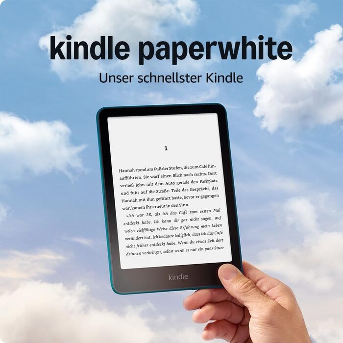 Amazon Kindle Paperwhite (найновіше покоління) – 16 GB, зелений, з рекламою