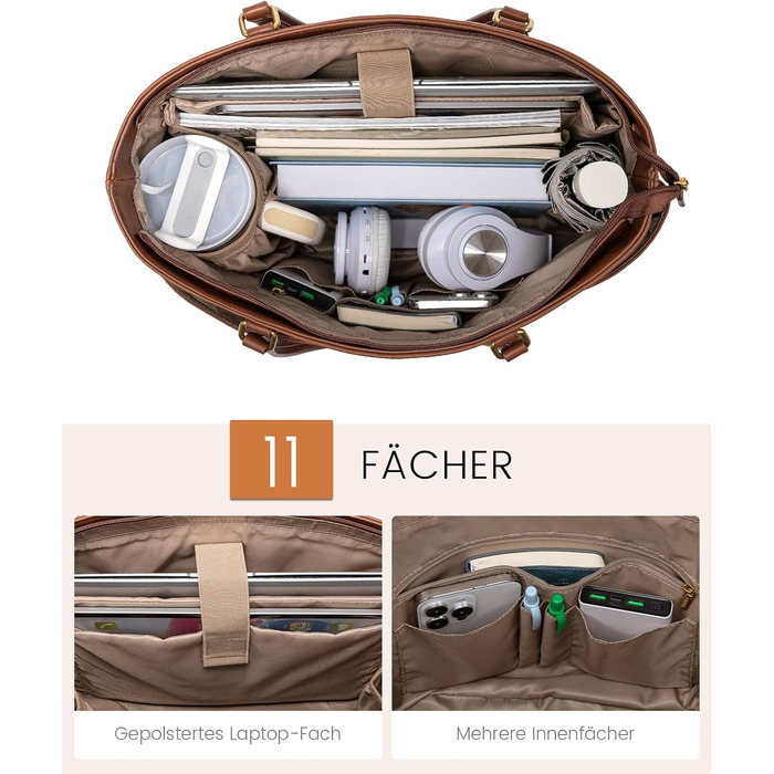 Сумка жіноча LOVEVOOK велика для ноутбука 15.6