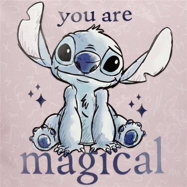 Дитячий рюкзак Disney Stitch з помпоном, багато відділень - ідеальний для школи