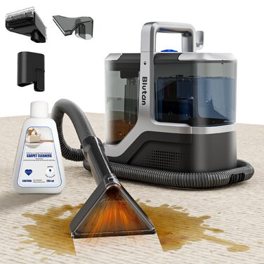 B Fluffy N6 Kit: Миючий пилосос 3-в-1 для м'яких меблів, килимів та диванів. Комплект з миючим засобом. Потужність 600W, 18kPa, 2.3L+1.2L резервуари.