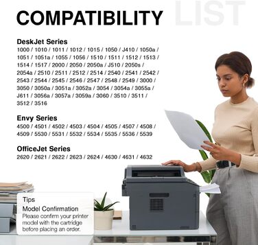Картриджі 301XL Multipack (чорний та кольоровий) сумісні з принтерами HP DeskJet 1050, 1510, 2544, 2549, 3050, Envy 4500, 4504, 5530, 5534, OfficeJet 2620, 4630, 4632, 4634